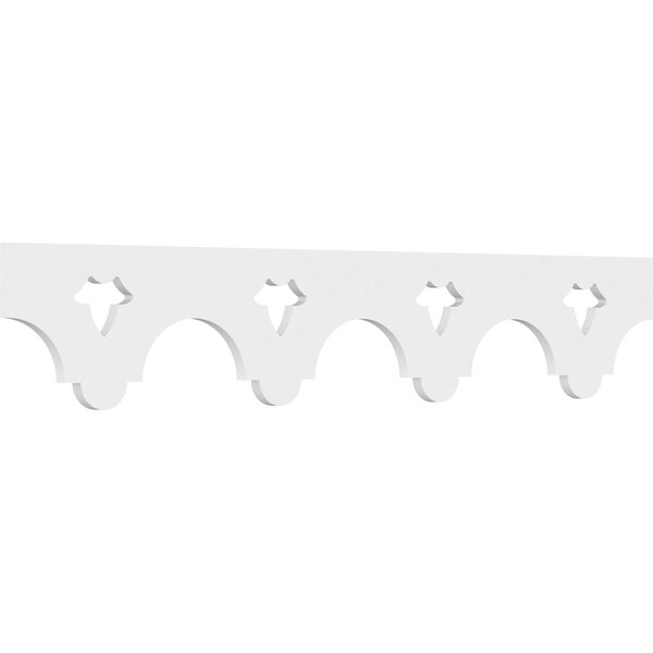 Ekena Millwork Davenport Architectural Grade PVC Running Trim, 8"H x 5/8"P x 48"L RUNP08X0625X48DVN - main